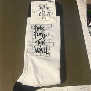 Pink Floyd The Wall White and Black Socks